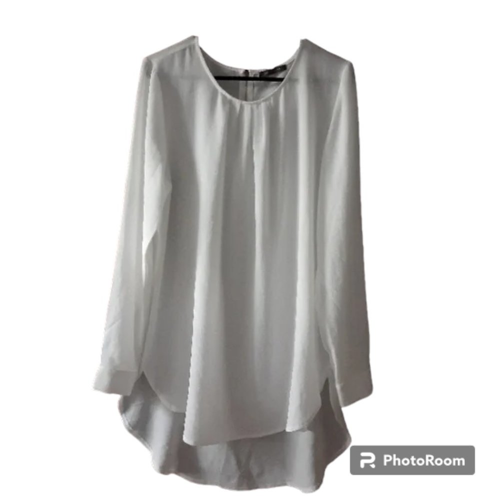 SUZY SHIER Cream Tunic/Shift Dress Size L